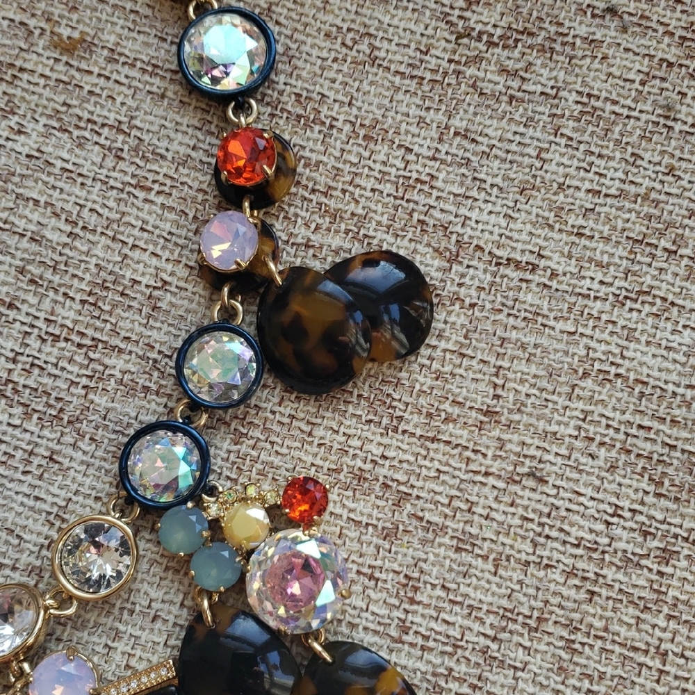 J.crew paillette Tortoise Brulee Necklace - Picture 8 of 12